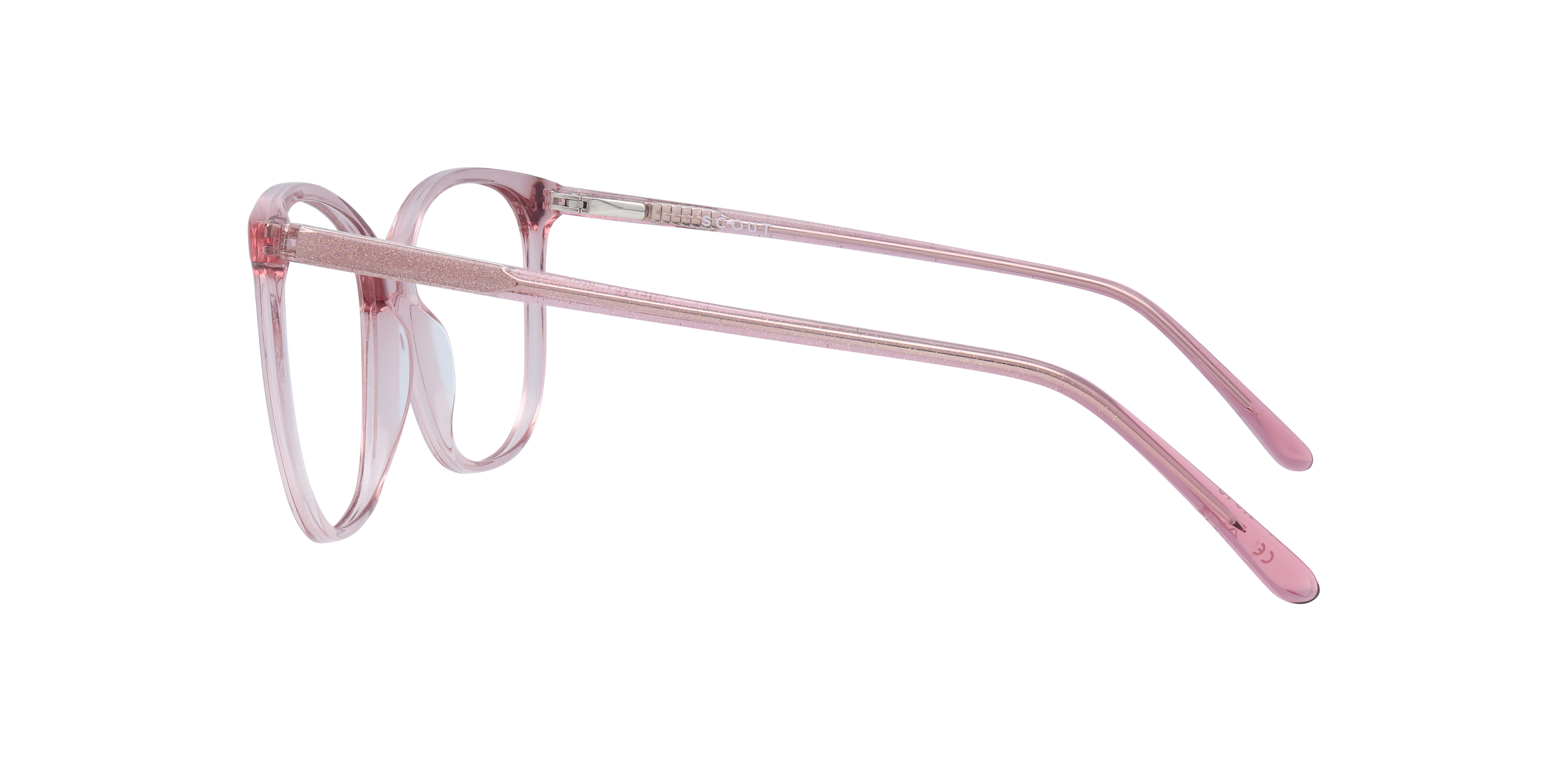 Chelsea Pink AcetateEyeglass Frames for Glasses Direct, Side View