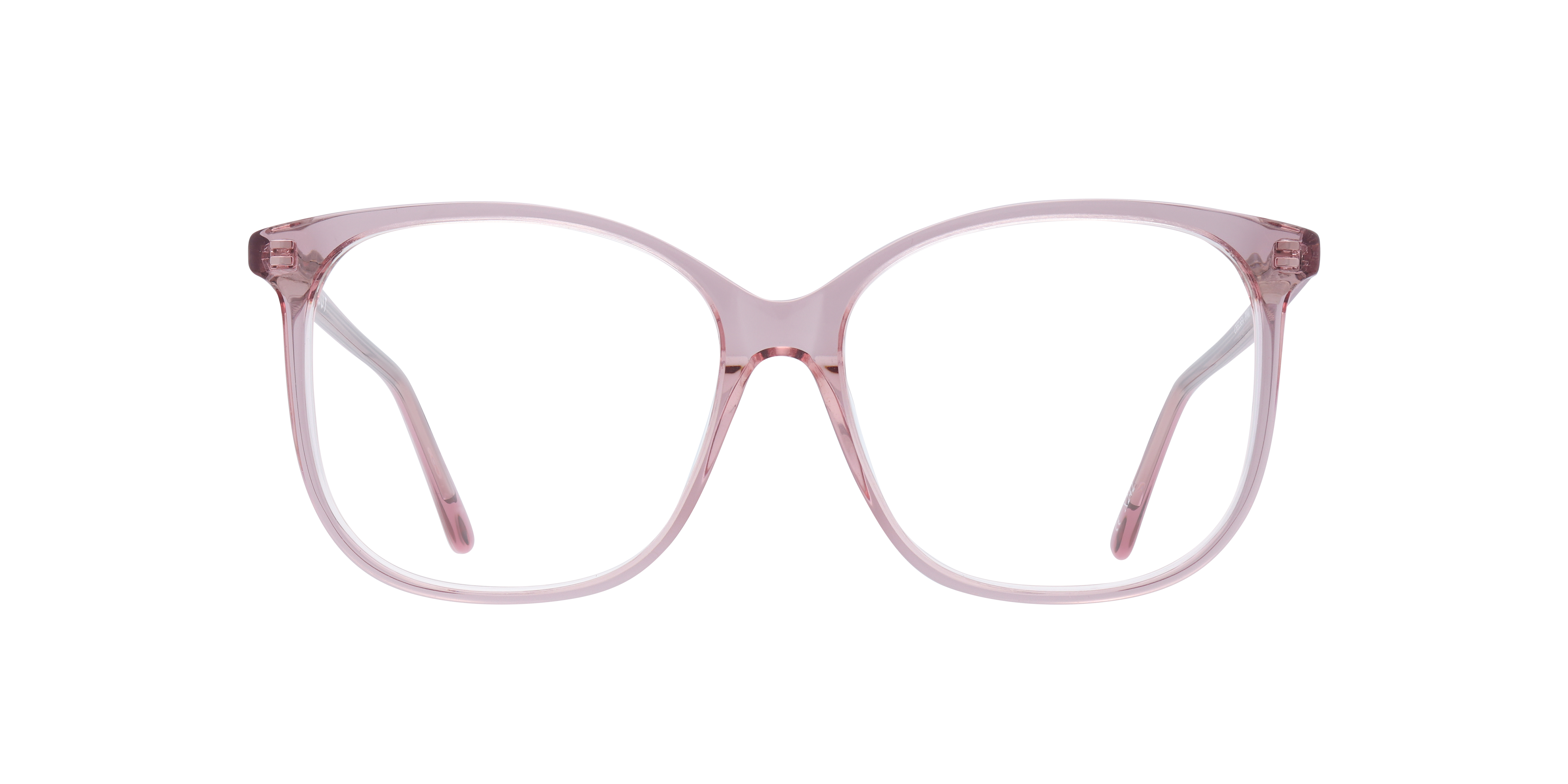 Chelsea Pink AcetateEyeglass Frames for Glasses Direct, Front View