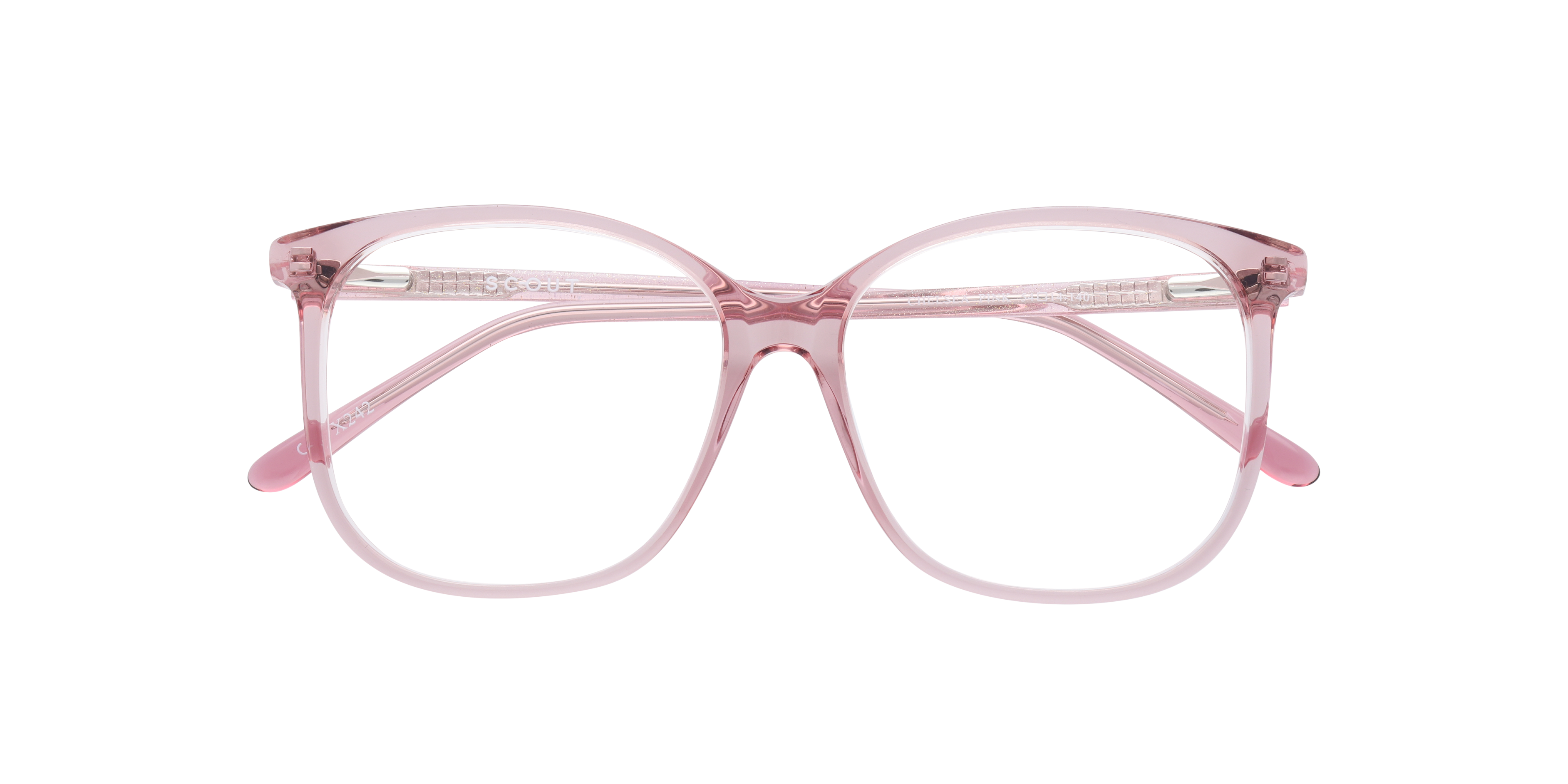 Chelsea Pink AcetateEyeglass Frames for Glasses Direct, Closed View