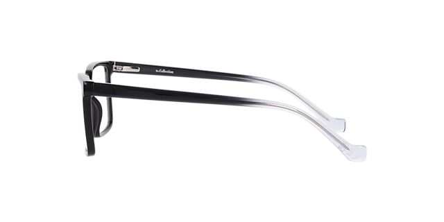 Murphy Black PlasticEyeglass Frames for Glasses Direct, Side View