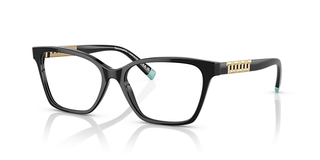 TF2228 Black AcetateEyeglass Frames for Glasses Direct, Angle View