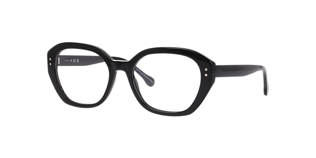 Neil Black AcetateEyeglass Frames for Glasses Direct, Angle View