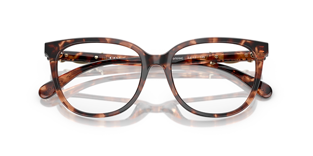 HC6260U Peach Tortoise AcetateEyeglass Frames for Glasses Direct, Closed View