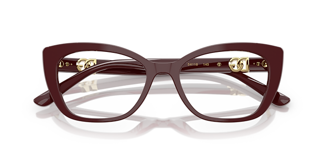 DG3398 Bordeaux AcetateEyeglass Frames for Glasses Direct, Closed View