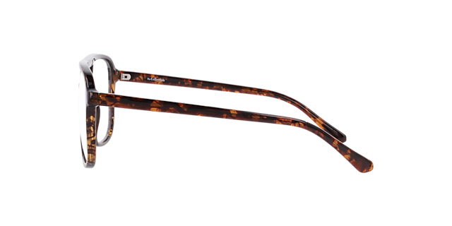 Max Havana Brown PlasticEyeglass Frames for Glasses Direct, Side View