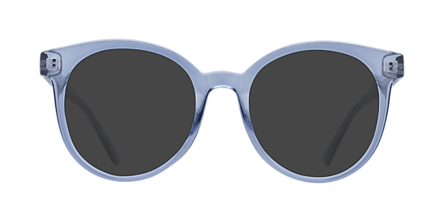 Florence Crystal  &  Light Blue PlasticEyeglass Frames for Glasses Direct, with Tinted Lenses