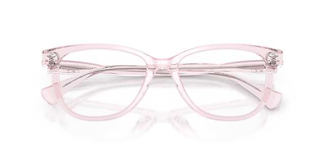 RA7189U Rose Transparent AcetateEyeglass Frames for Glasses Direct, Closed View
