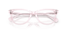 RA7189U Rose Transparent AcetateEyeglass Frames for Glasses Direct, Closed View