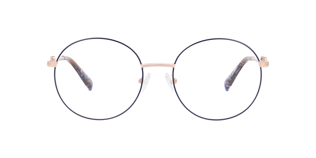 Cureal Blue MetalEyeglass Frames for Glasses Direct, Front View