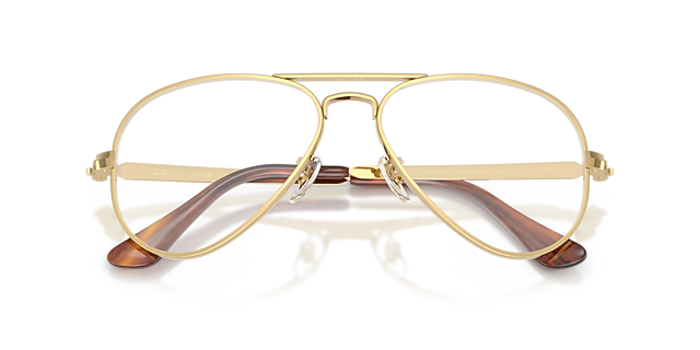 RB3925V Arista Gold MetalEyeglass Frames for Glasses Direct, Closed View