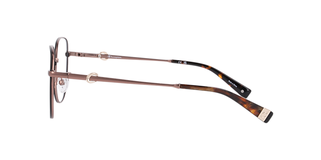 Cuemi Black MetalEyeglass Frames for Glasses Direct, Side View