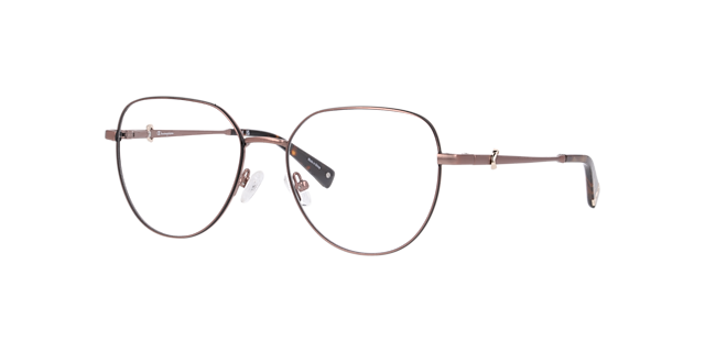 Cuemi Black MetalEyeglass Frames for Glasses Direct, Angle View