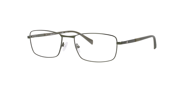 Cu4011 Green MetalEyeglass Frames for Glasses Direct, Angle View