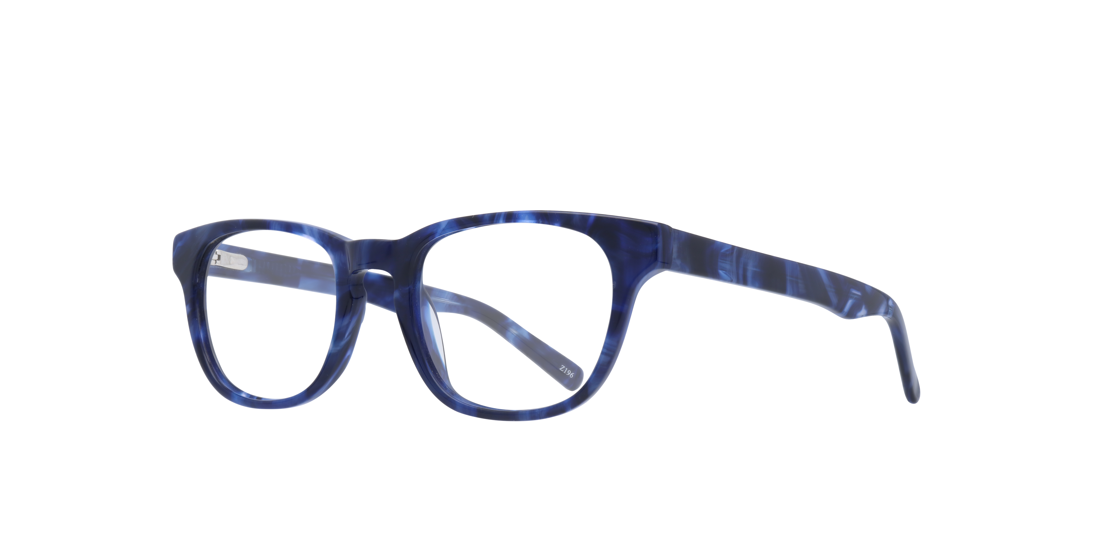 Andi Sapphire AcetateEyeglass Frames for Glasses Direct, Angle View