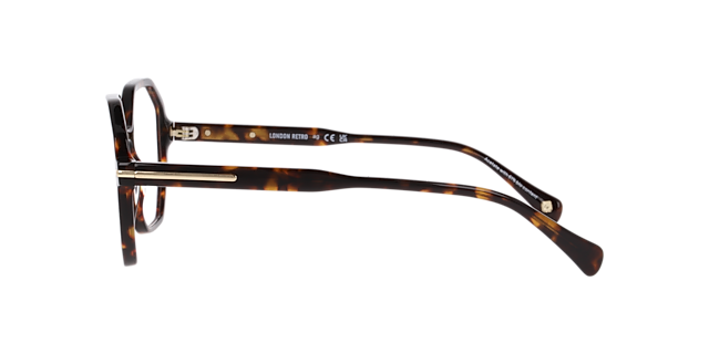 New Barnet Havana Brown AcetateEyeglass Frames for Glasses Direct, Side View
