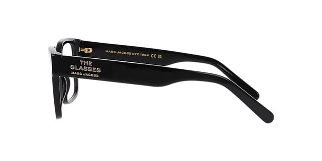 MARC 861 Black AcetateEyeglass Frames for Glasses Direct, Side View