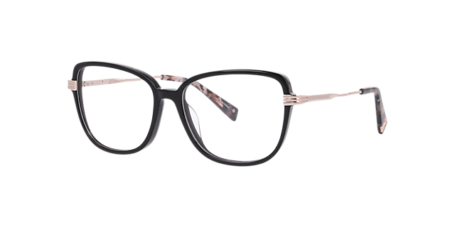 Cuwendi Black AcetateEyeglass Frames for Glasses Direct, Angle View