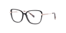 Cuwendi Black AcetateEyeglass Frames for Glasses Direct, Angle View