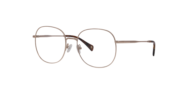 Marylebone Gold MetalEyeglass Frames for Glasses Direct, Angle View