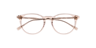 Madison Crystal Nude AcetateEyeglass Frames for Glasses Direct, Closed View