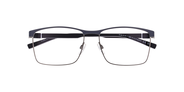 TH 2278 Blue MetalEyeglass Frames for Glasses Direct, Closed View