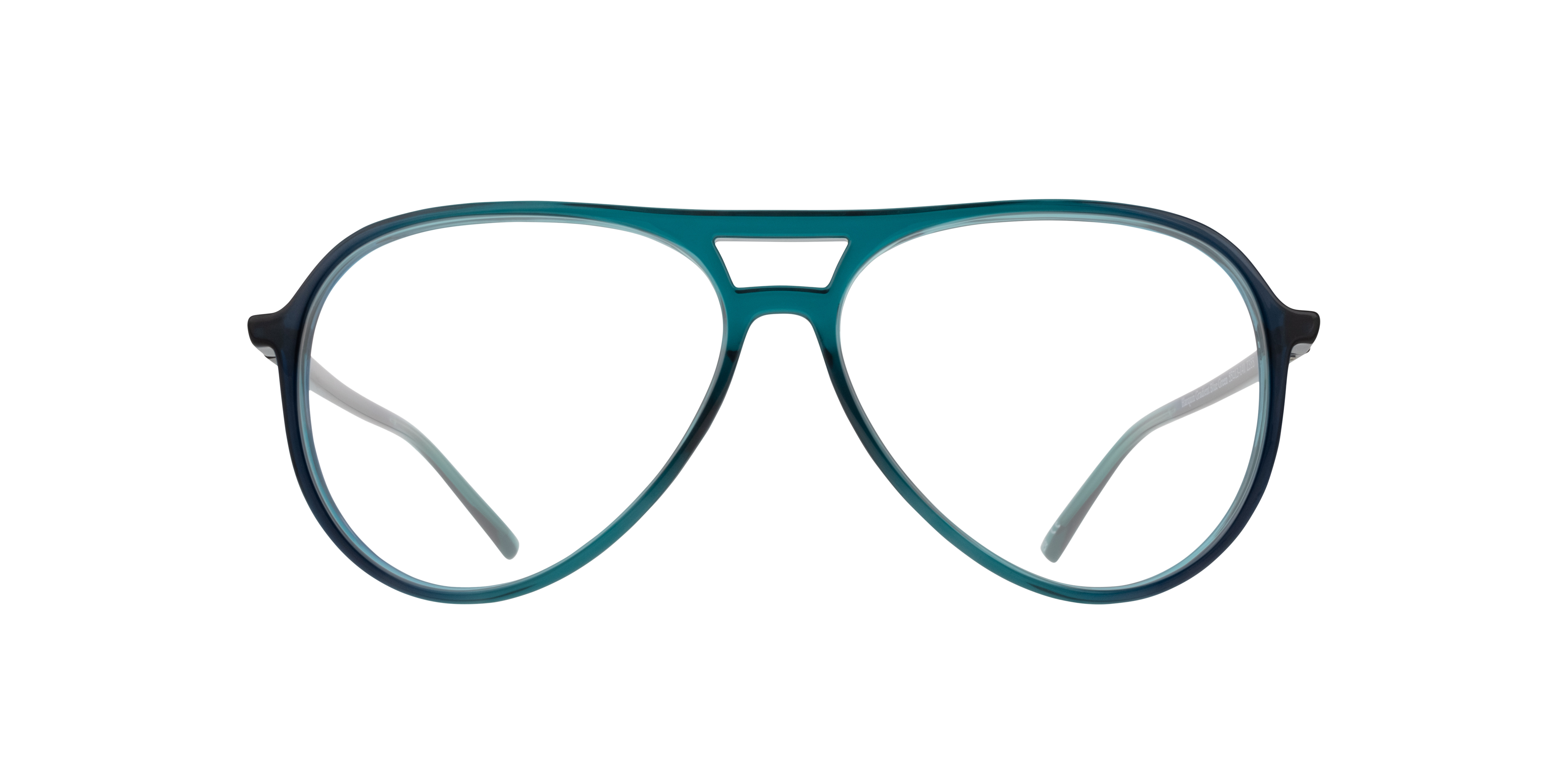 Harquin Gradient Blue & Green PlasticEyeglass Frames for Glasses Direct, Front View