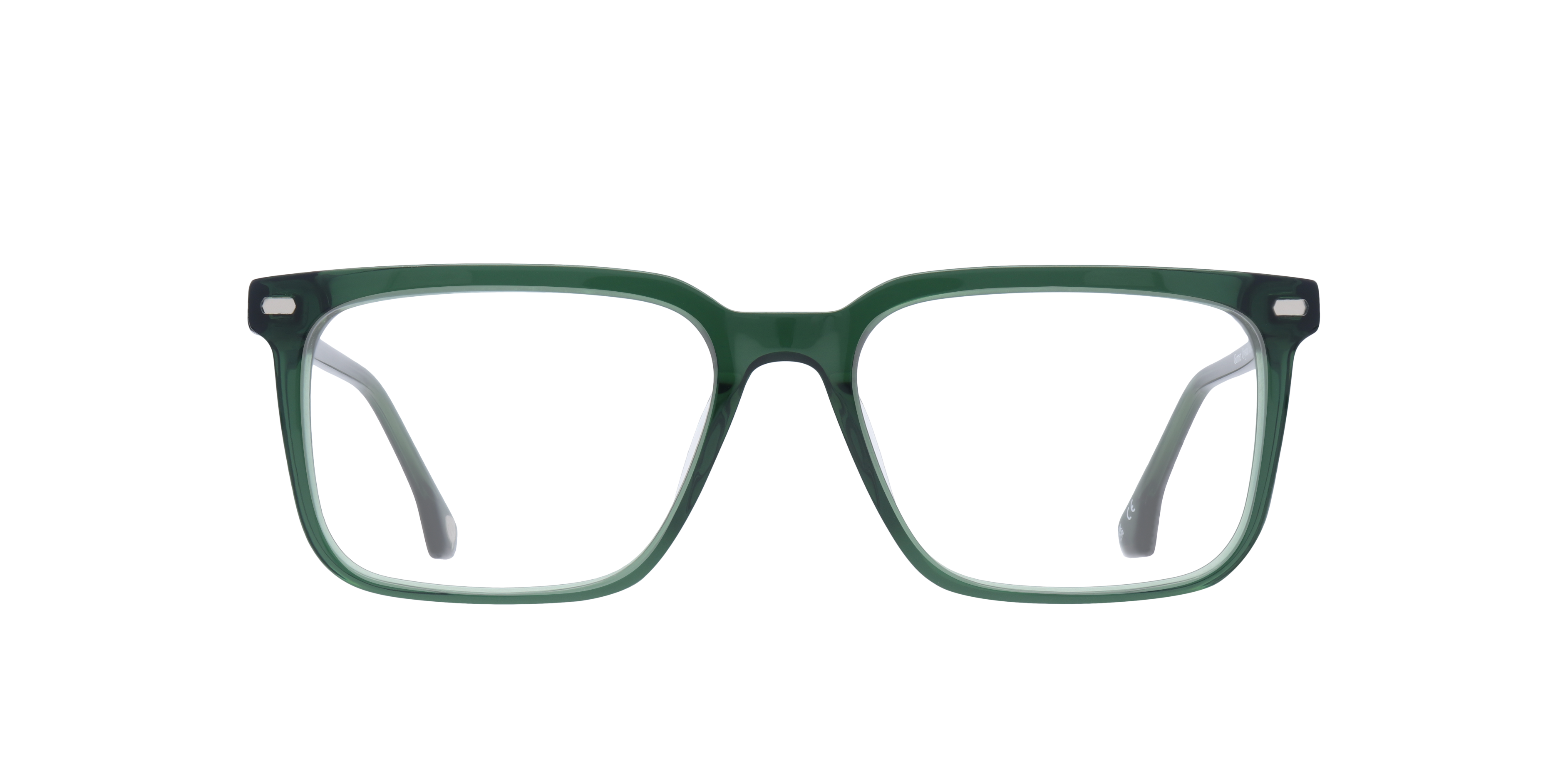 Gunner Crystal Green AcetateEyeglass Frames for Glasses Direct, Front View