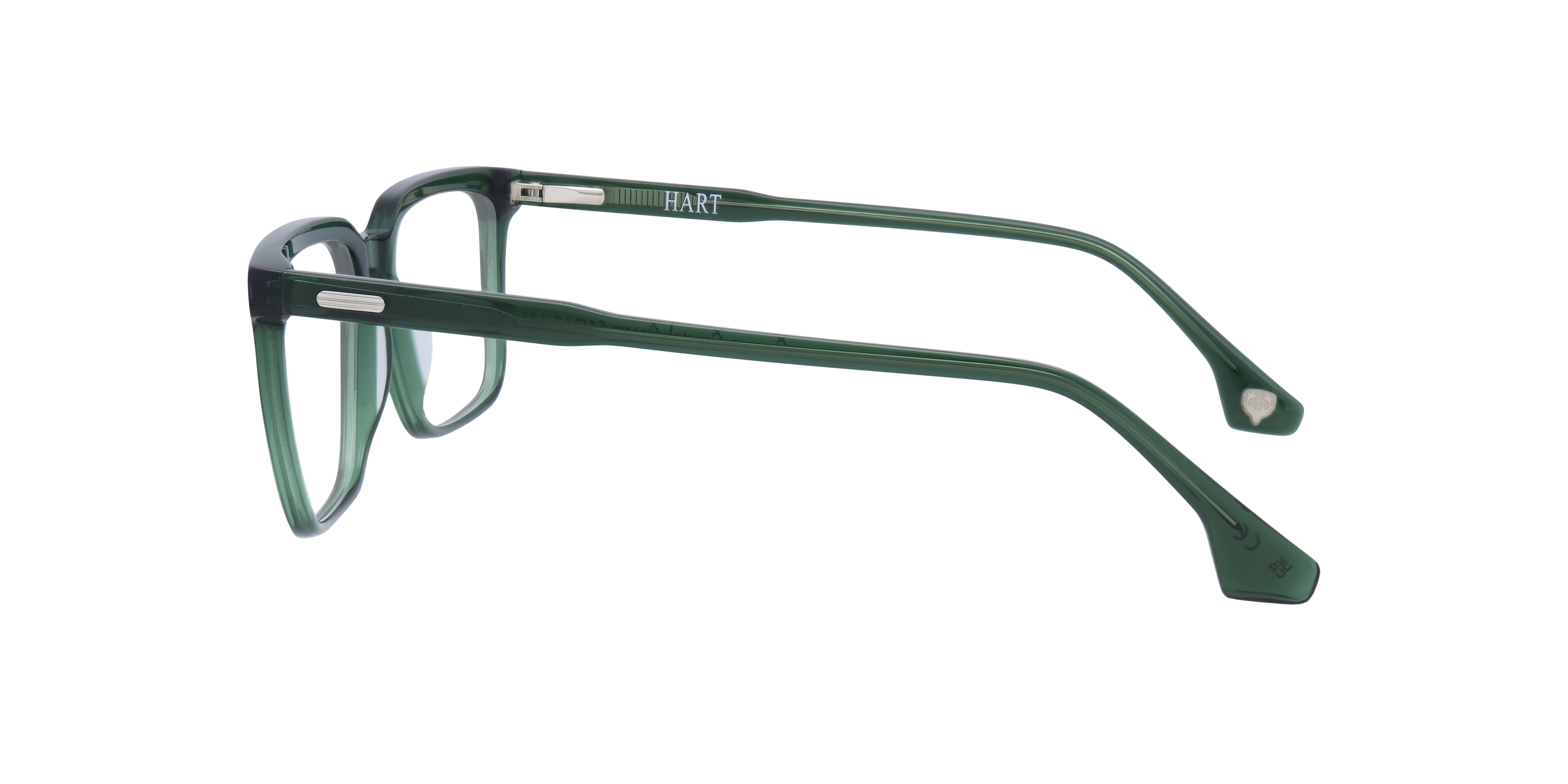 Gunner Crystal Green AcetateEyeglass Frames for Glasses Direct, Side View