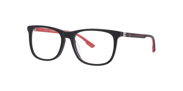 Nb4193 Black Red AcetateEyeglass Frames for Glasses Direct, Angle View