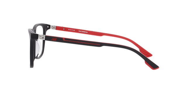 Nb4193 Black Red AcetateEyeglass Frames for Glasses Direct, Side View