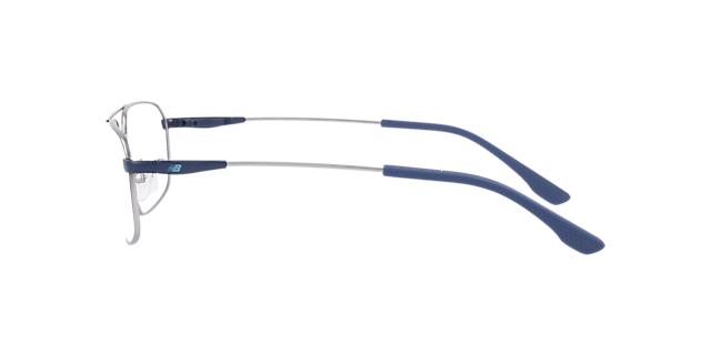 Nb4204 Blue MetalEyeglass Frames for Glasses Direct, Side View