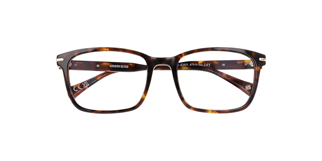 Mayfair Havana Brown AcetateEyeglass Frames for Glasses Direct, Closed View