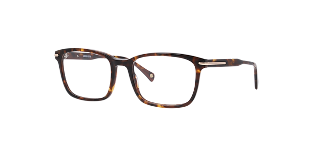 Mayfair Havana Brown AcetateEyeglass Frames for Glasses Direct, Angle View