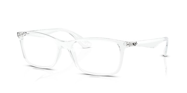 RB7047 Transparent PlasticEyeglass Frames for Glasses Direct, Angle View
