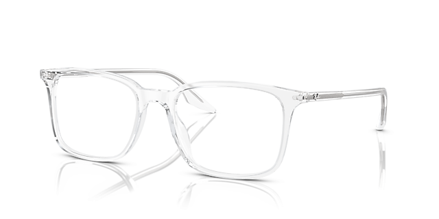 RB5421 Optics Transparent AcetateEyeglass Frames for Glasses Direct, Angle View