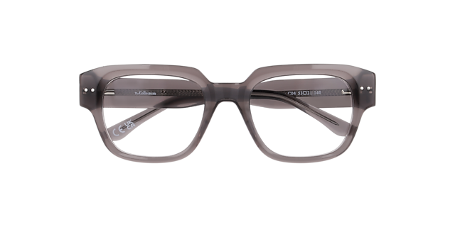 Miller Crystal Grey AcetateEyeglass Frames for Glasses Direct, Closed View