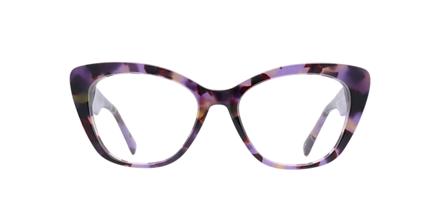 Farrah Mauve Havana AcetateEyeglass Frames for Glasses Direct, Front View