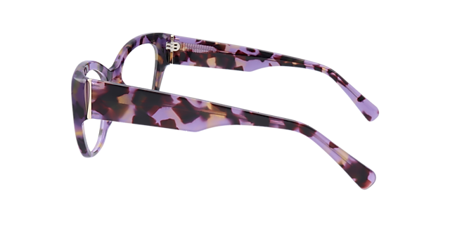 Farrah Mauve Havana AcetateEyeglass Frames for Glasses Direct, Side View