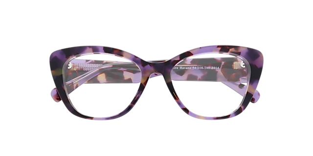 Farrah Mauve Havana AcetateEyeglass Frames for Glasses Direct, Closed View