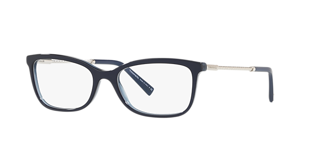 TF2169 Pearl Sapphire AcetateEyeglass Frames for Glasses Direct, Angle View