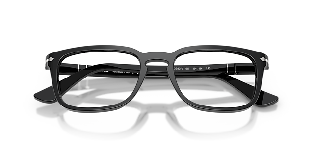 PO3382V Black AcetateEyeglass Frames for Glasses Direct, Closed View