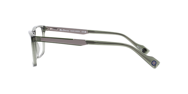 Bspark Green AcetateEyeglass Frames for Glasses Direct, Side View