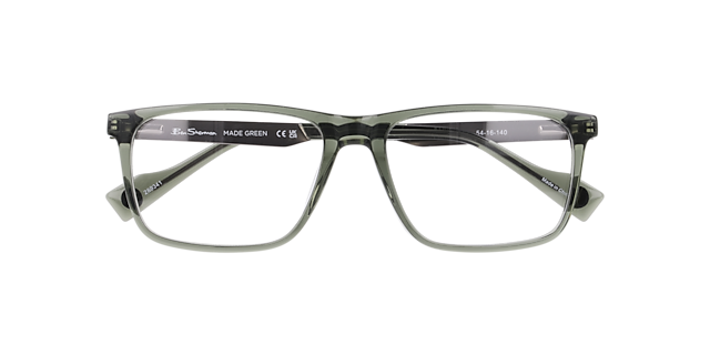 Bspark Green AcetateEyeglass Frames for Glasses Direct, Closed View