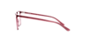 Mia Crystal Pink PlasticEyeglass Frames for Glasses Direct, Side View