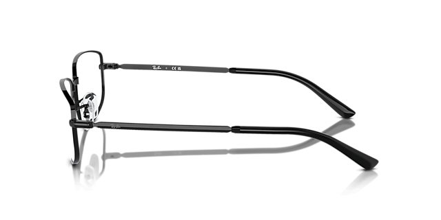 RB3732V Black MetalEyeglass Frames for Glasses Direct, Side View