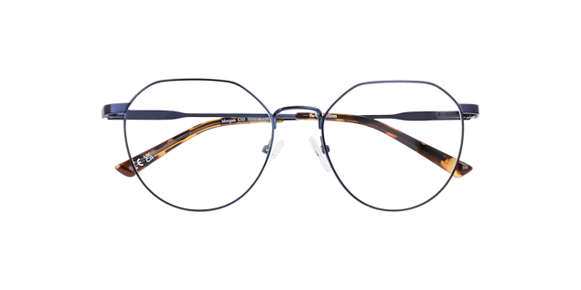 Morgan Blue MetalEyeglass Frames for Glasses Direct, Closed View