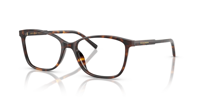DG3424 Havana AcetateEyeglass Frames for Glasses Direct, Angle View