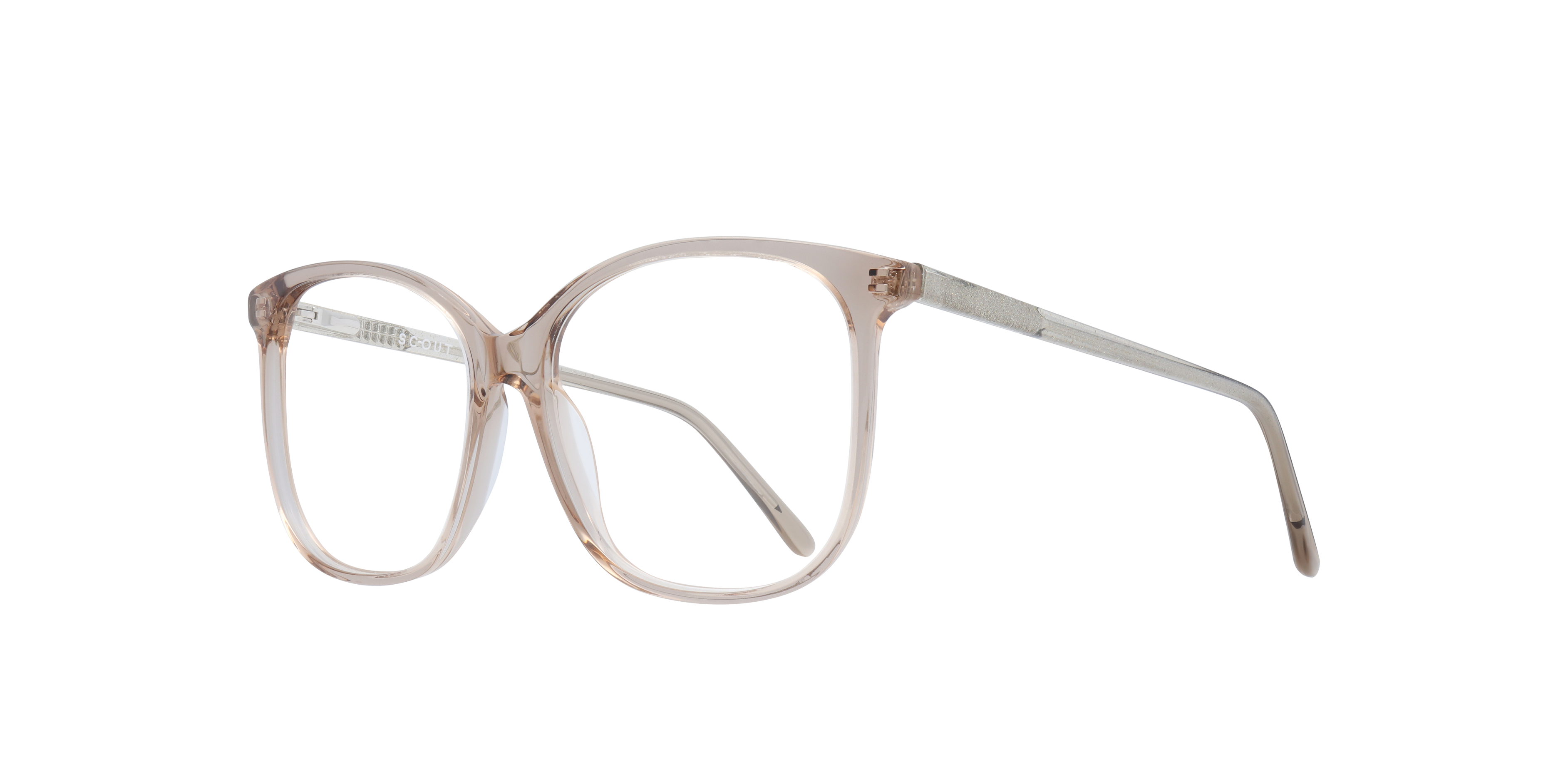 Chelsea Beige AcetateEyeglass Frames for Glasses Direct, Angle View