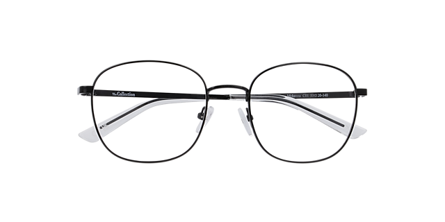 Mckenna Black MetalEyeglass Frames for Glasses Direct, Closed View