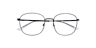 Mckenna Black MetalEyeglass Frames for Glasses Direct, Closed View